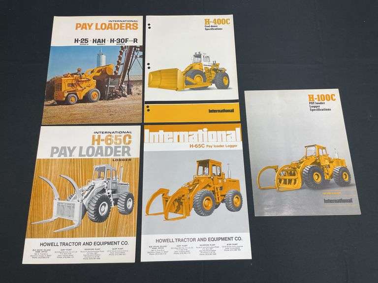 (5) IH Pay Loader Sales Literature image