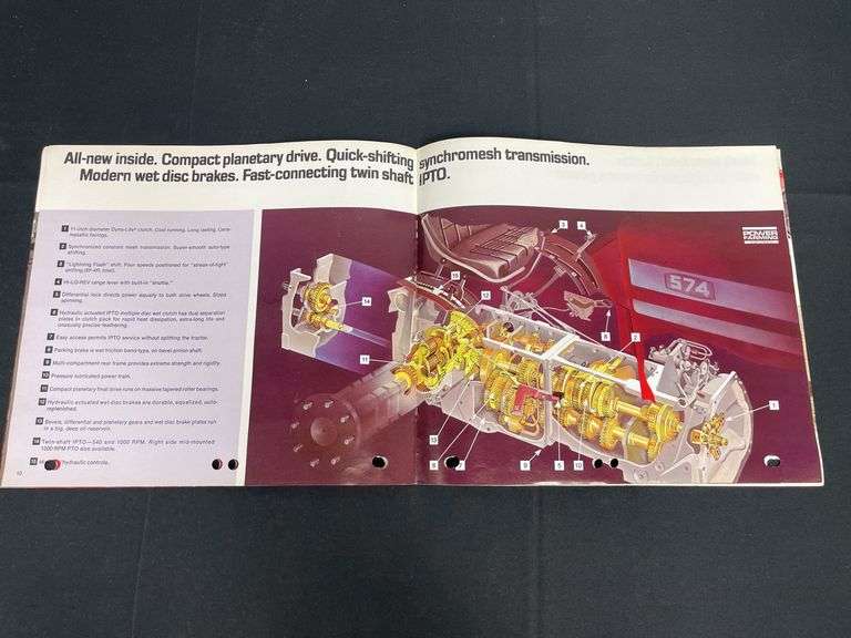 (3) IH Tractor Sales Literature