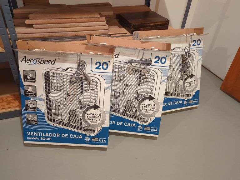 (3) Aerospeed 20" Fans image