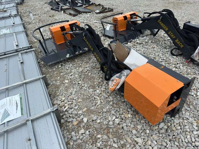 Skid Steer Articulating Brush Cutter Attachment image