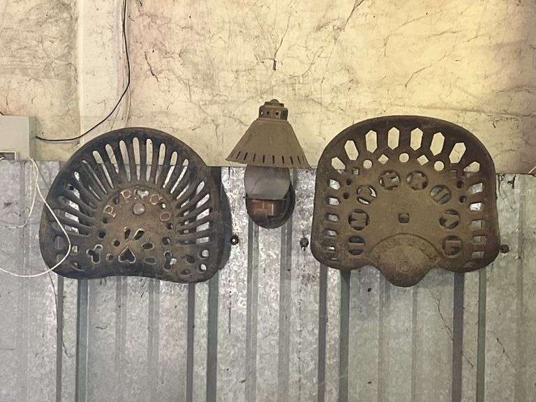 (2) Cast Iron Seats image