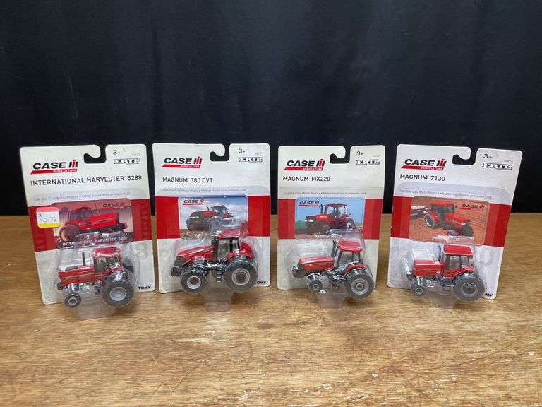 (4) 1/64 Case-IH + IH Tractors NIB Ertl image