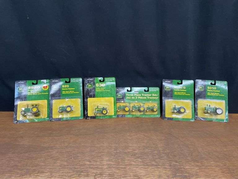 (6) 1/64 John Deere Tractors NIB Ertl image