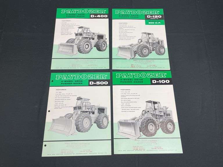 (4) IH Pay Dozer Sales Literature image