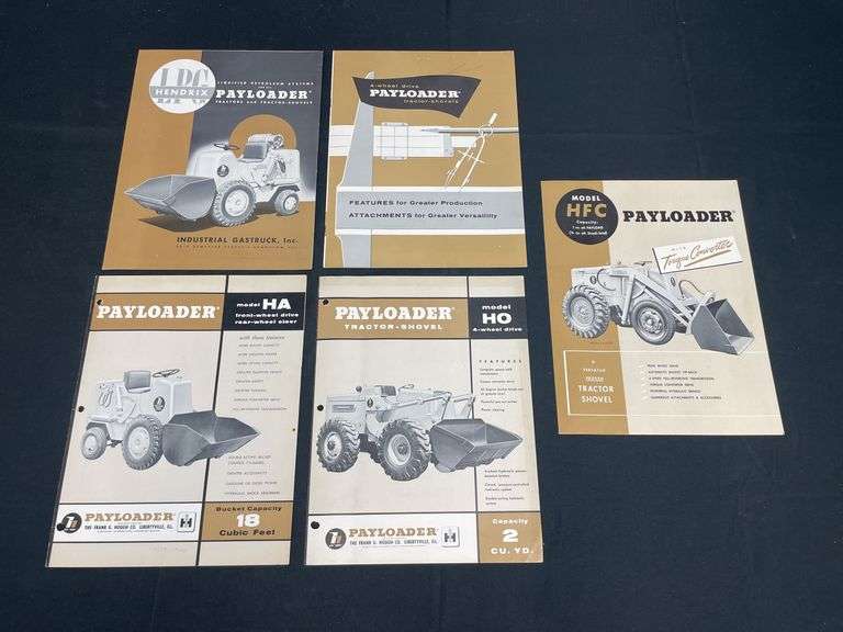(5) IH Pay Loader Sales Literature image