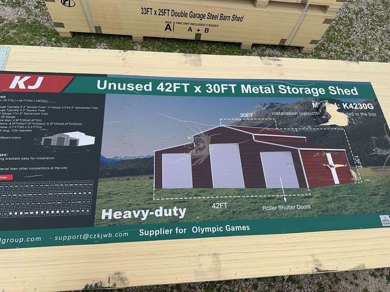 42 X 30FT Metal Storage Shed
