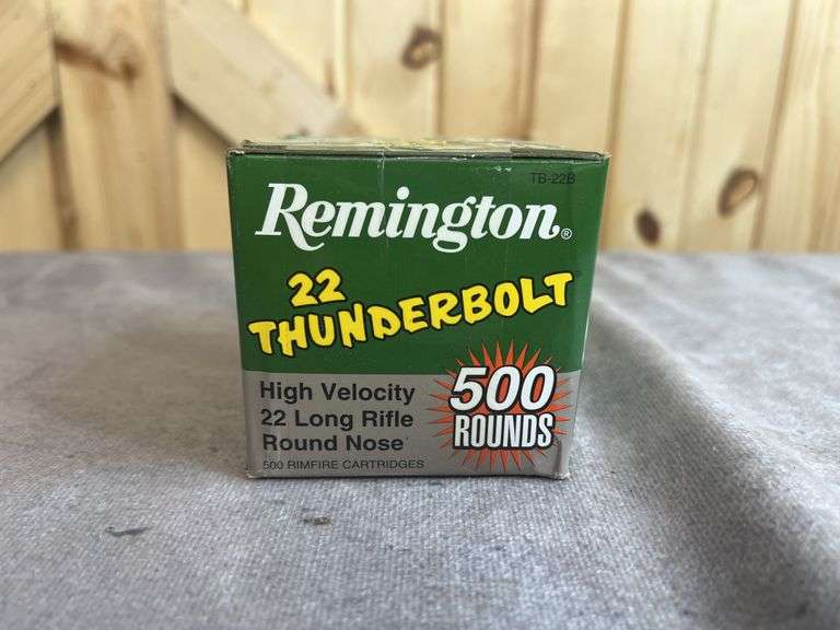 500 Rounds Remington .22 LR RN Thunderbolt image