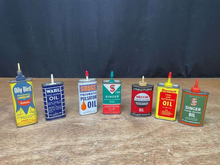 (8) Oil Cans image