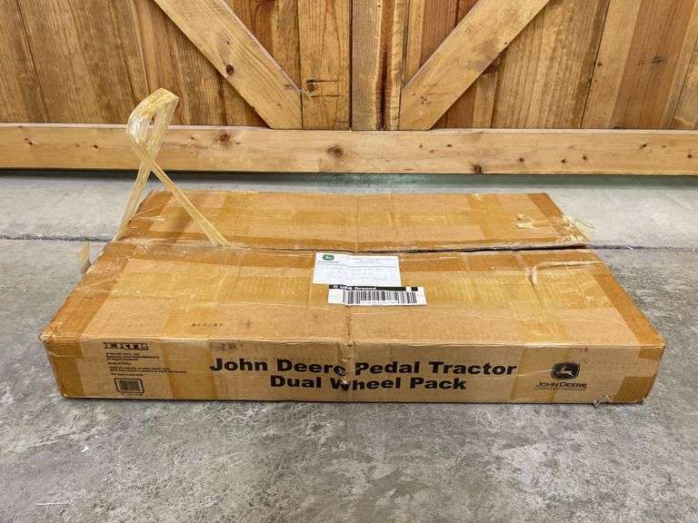 John Deere Pedal Dual Wheel Pack NIB Ertl image