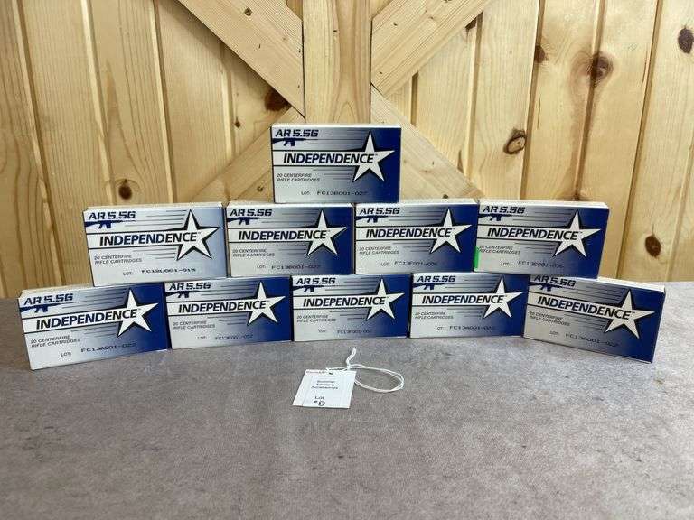 10 Boxes Independence  AR 5.56 55 Gr. FMJ 5.56 image