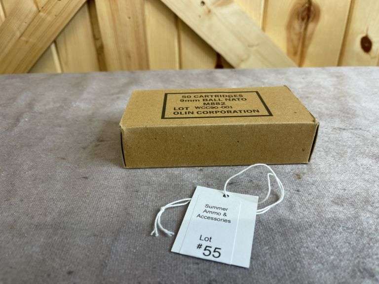 1 Box Olin/Winchester M882 9mm Ball image