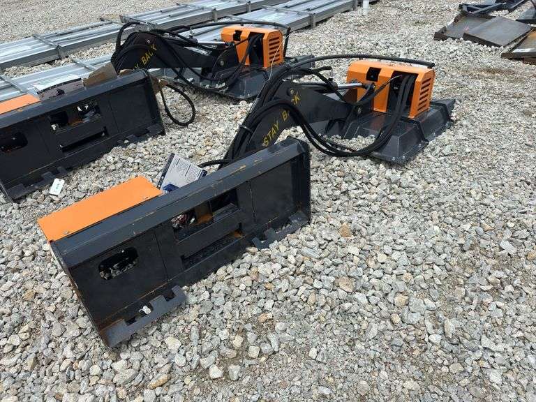 Skid Steer Articulating Brush Cutter Attachment image
