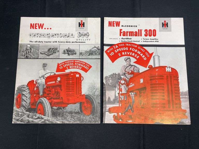 (2) IH Farmall 300 Tractor Sales Literature image