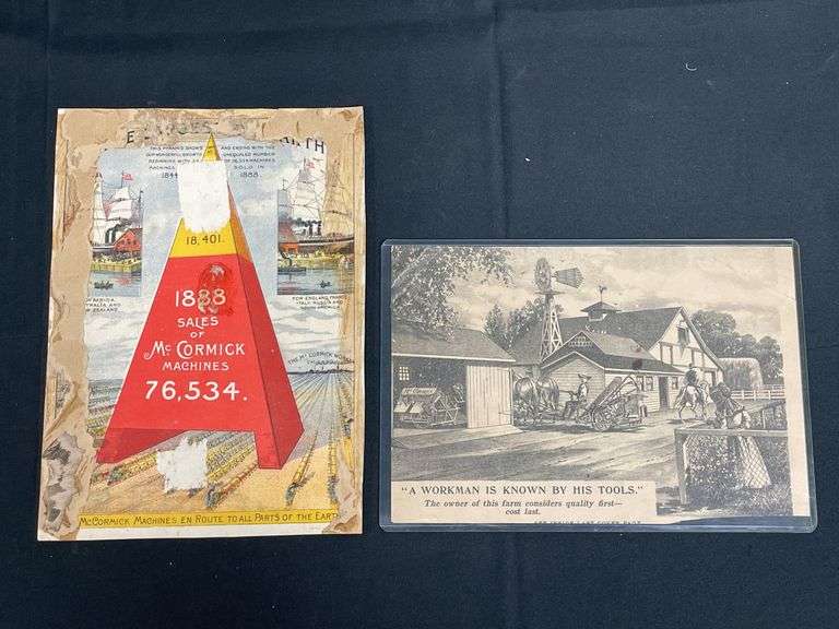 (2) McCormick Trade Cards