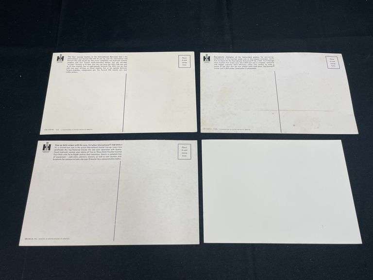 (4) IH Postcards