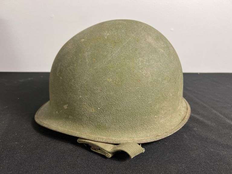 US Military Helmet w/Shell Liner & Chinstrap image