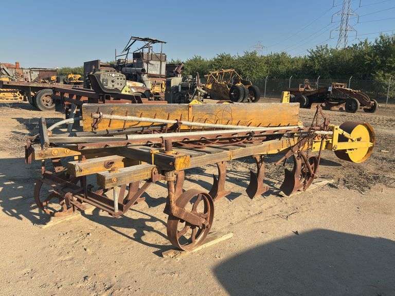 Stockton 5 Bottom Wooden Frame Plow image