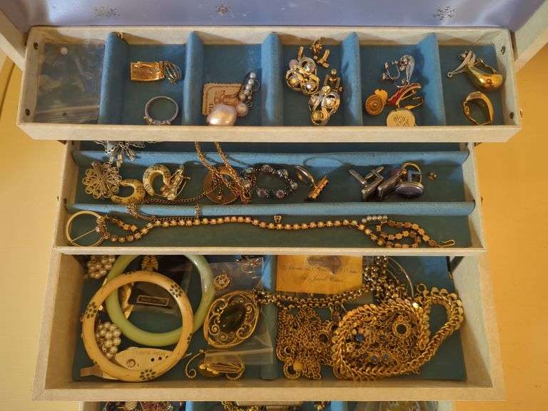 Jewelry Box and Contents