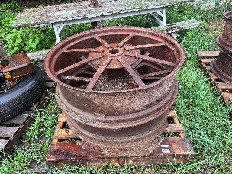 (2) McCormick Deering Cutoff Wheels image