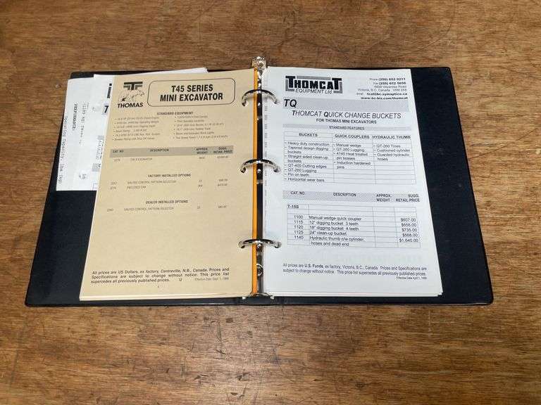 Thomas Sales Literature