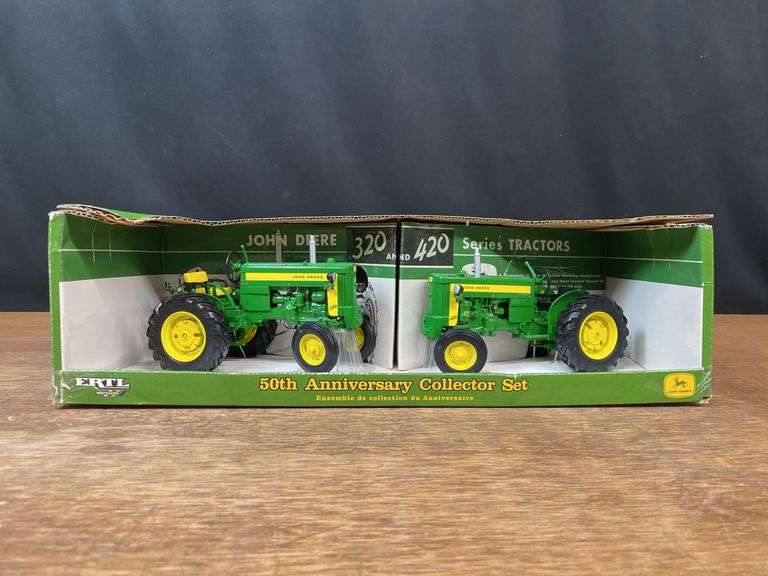 1/16 John Deere 320 + 420 50th Anniversary Set NIB Ertl image