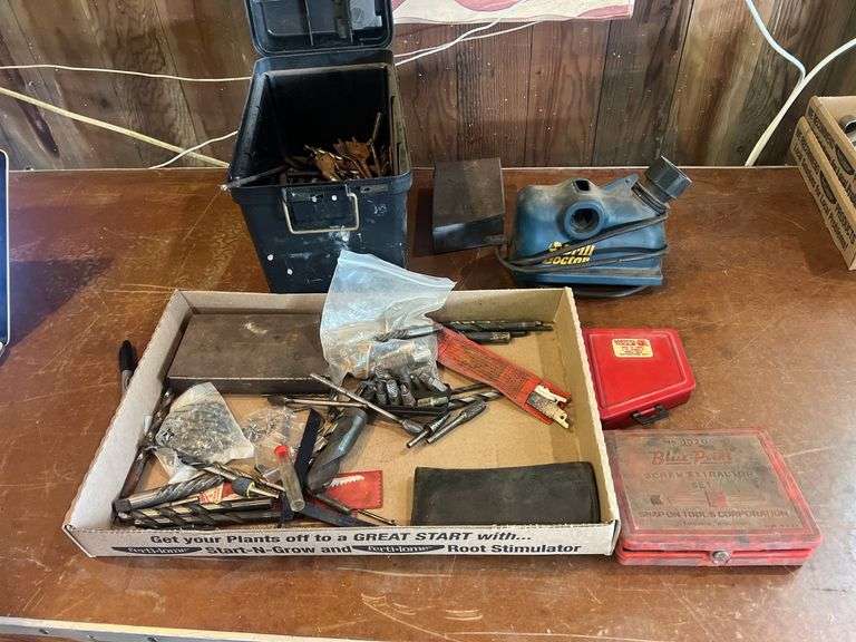 Assorted Drill Bits & Screw Extractor Kits