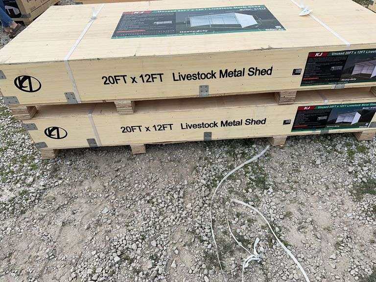 20 X 12 FT Livestock Metal Shed