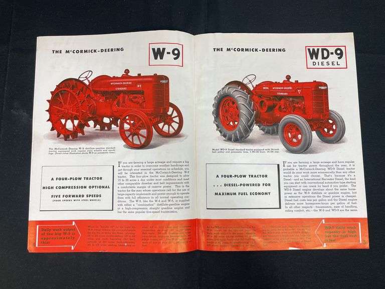 (5) IH Tractor Literature