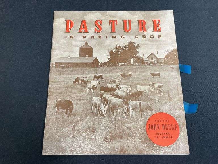 1940 John Deere Pasture, A Paying Crop Literature image