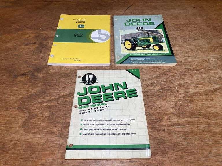 (3) John Deere Manuals image
