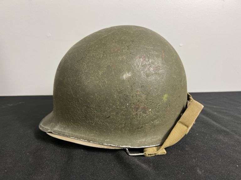 US Military Helmet w/Shell Liner & Chinstrap image