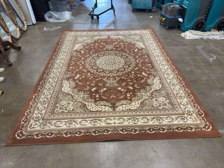 Tan & Brown Decorative Rug