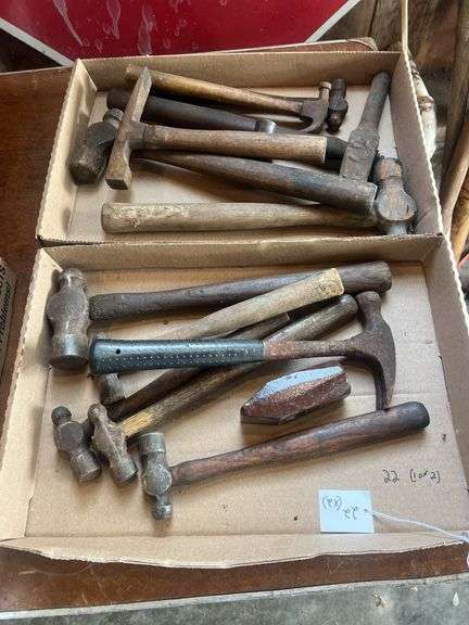 (2) Flats of Assorted Hammers