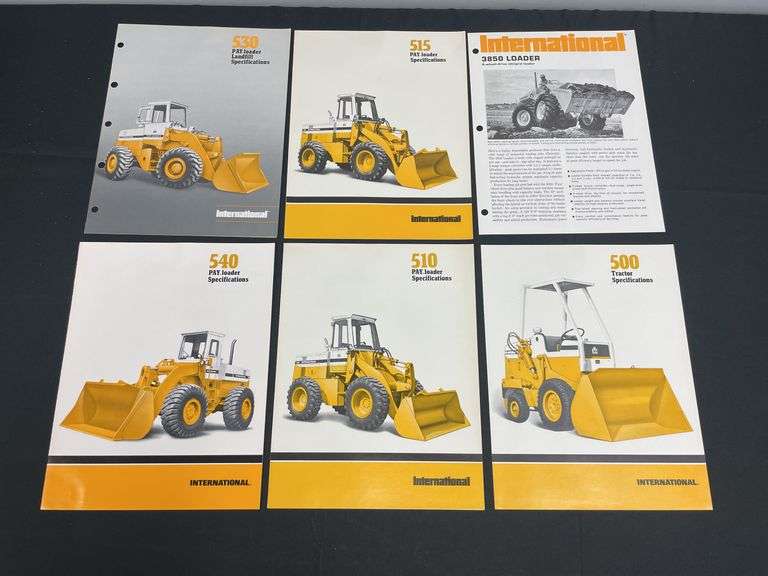 (6) IH Pay Loader Sales Literature image