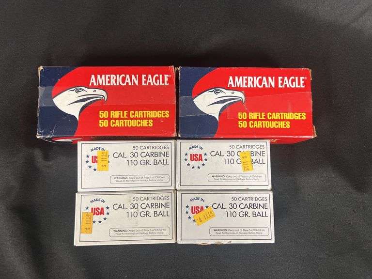 (6)-Boxes (300-Rounds) .30 Carbine