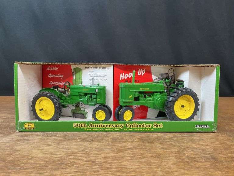 1/16 John Deere 40 + 70 50th Anniversary Set NIB Ertl image