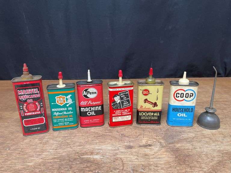 (7) Oil Cans image