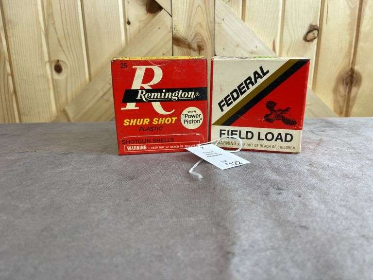 2 Boxes Federal & Remington No. 6 & 8 20 Gauge