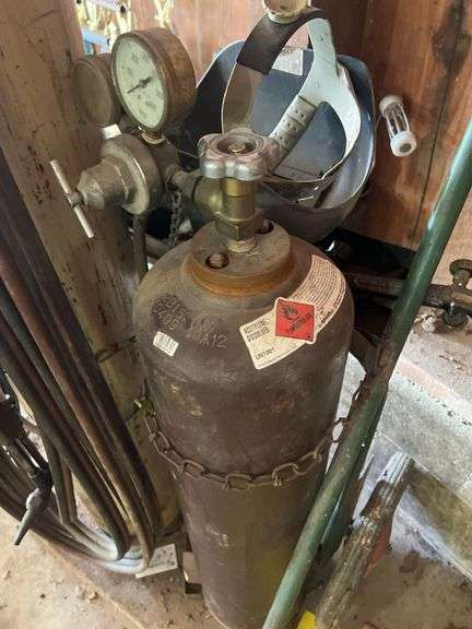 Oxygen and Acetylene  tanks