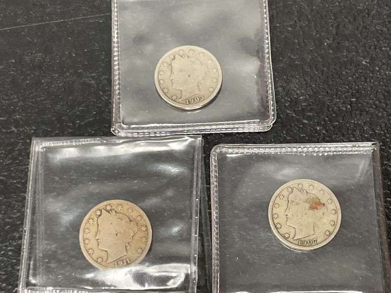 (3) Liberty Head Nickels image
