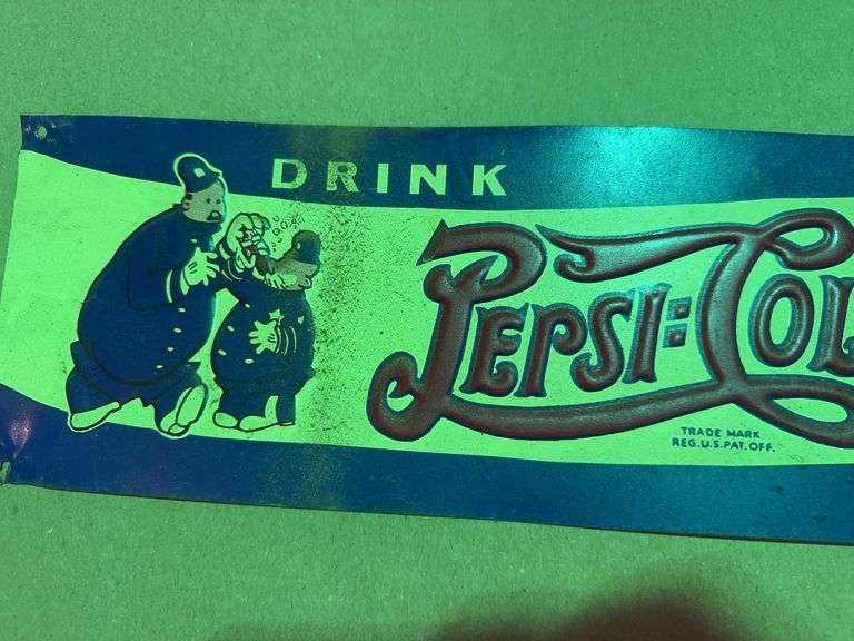 Vintage Looking But New Pepsi Sign