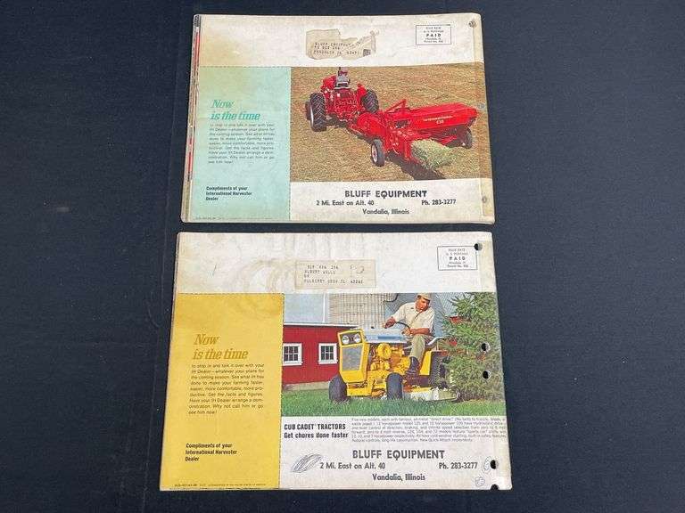 (2) 1969 IH Farm Equipment Buyers Guide
