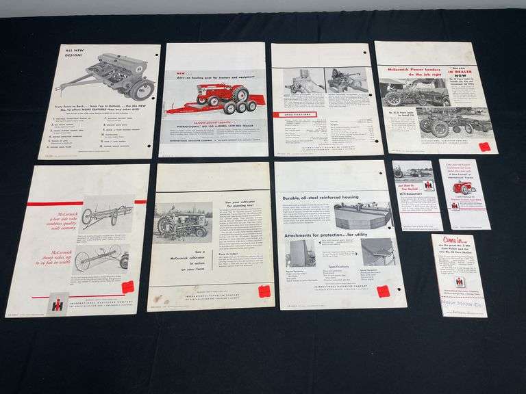 (10) IH Sales Literature