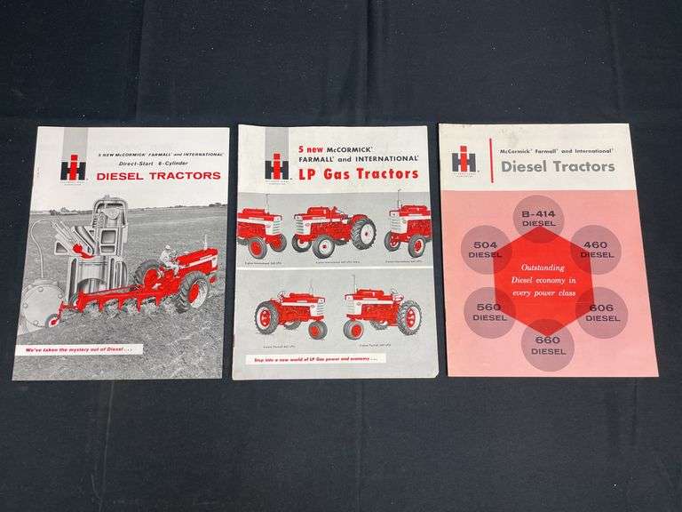 (3) IH Tractor Sales Literature image