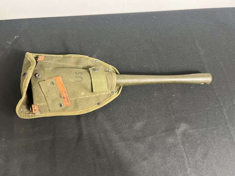 US Ames M1951 Entrenching Tool w/Canvas Carrier image