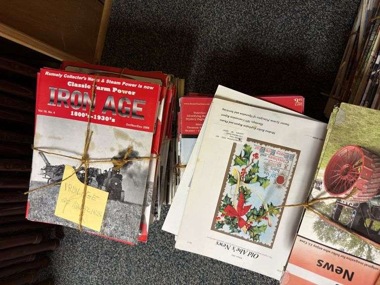 Iron Age, Old Abe News, and Farm Collector Magazines