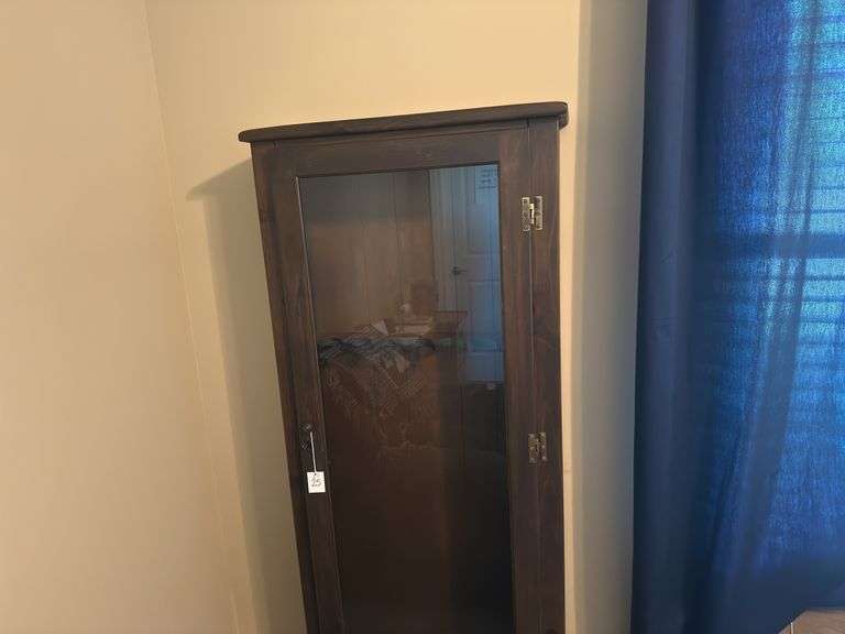 Wooden & Glass Gun Cabinet