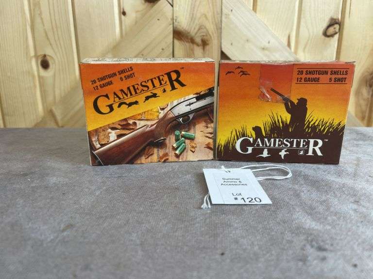2 Boxes Gamester  No. 5 & 6 12 Gauge