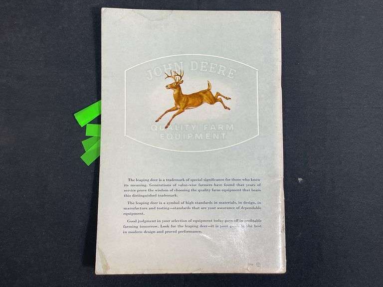 1955 John Deere Modern Farming Catalog