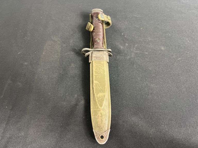 Italian (A.E.T.) M4 Bayonet w/US M8A1 Scabbard image